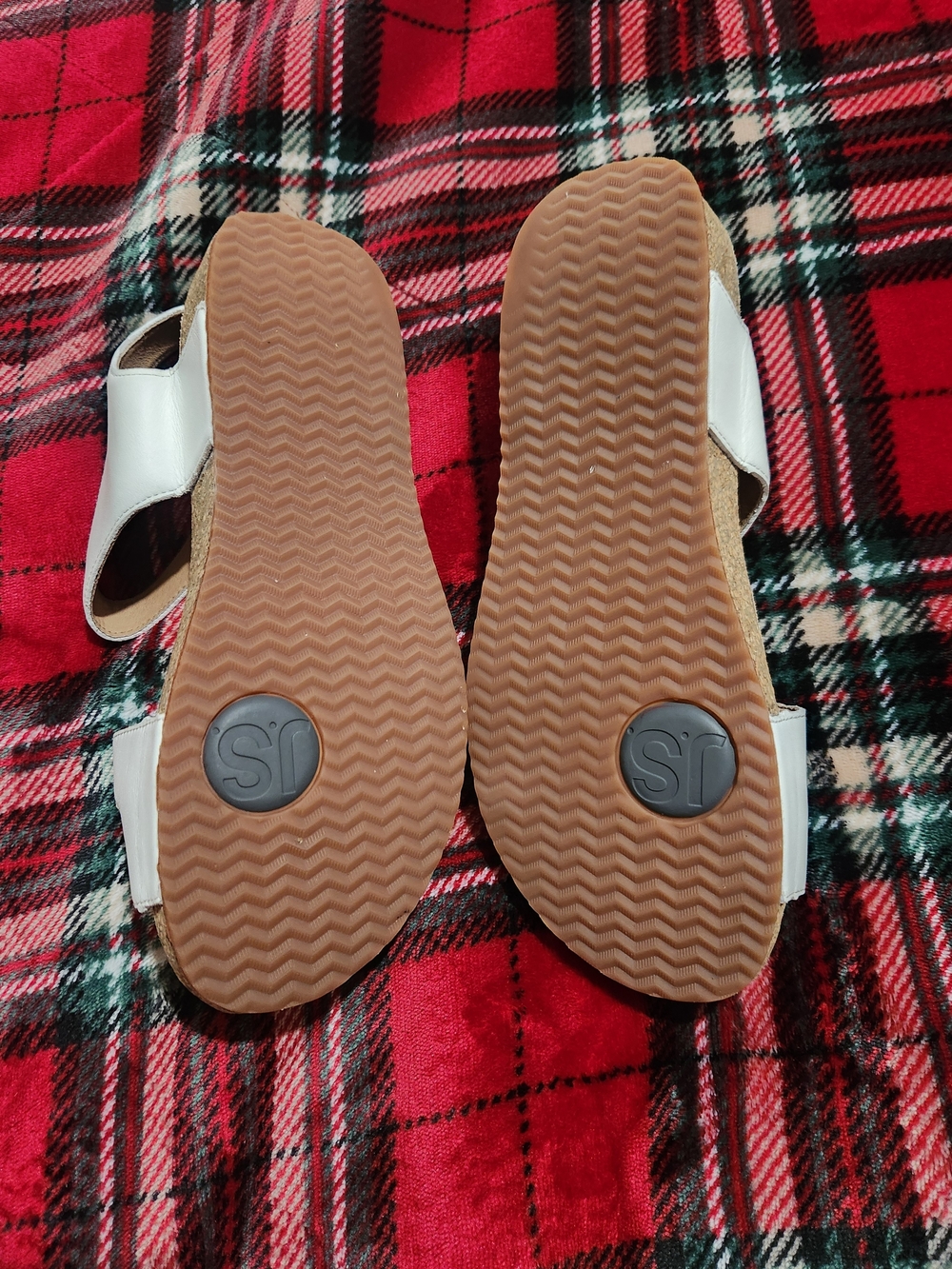Josef Seibel White Leather Strappy Comfort Sandals - Picture 4 of 8